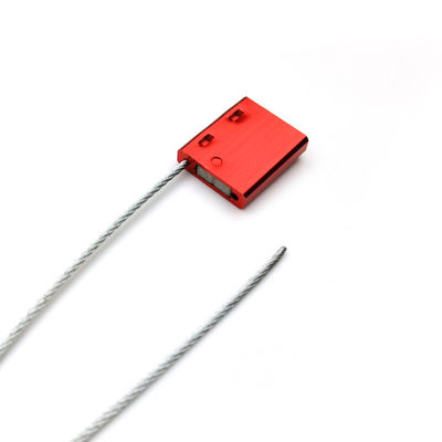 Σημαντική περιοχή 26*22mm US-CC181 Αριθμημένο εμπορευματοκιβώτιο μεταφοράς Σιδηροδρομικό καλώδιο Αλουμινίου Ασφάλεια Σφραγίδες φορτίου Κλειδί