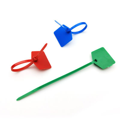 120mm 220mm Αυτοκλείδωτες Σημαντικές Ετικέτες Δακτυλοδεσμίες πλαστικές Σφραγίδες Νάιλον
