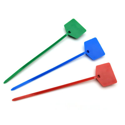 120mm 220mm Αυτοκλείδωτες Σημαντικές Ετικέτες Δακτυλοδεσμίες πλαστικές Σφραγίδες Νάιλον