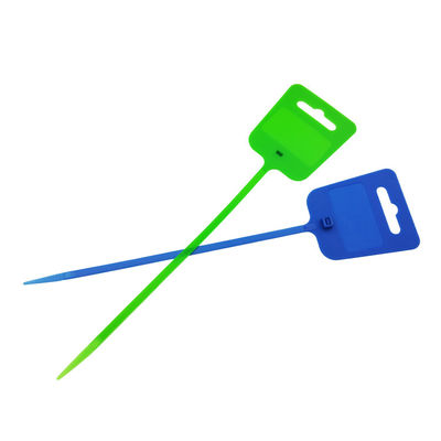 Επαγγελματικό καλώδιο Zip Tie Hang Tag με σημείωση / περιοχή επισήμανσης L 44.5 * W 25.0 mm