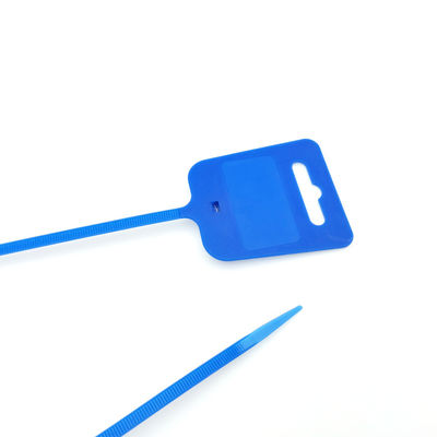 Επαγγελματικό καλώδιο Zip Tie Hang Tag με σημείωση / περιοχή επισήμανσης L 44.5 * W 25.0 mm