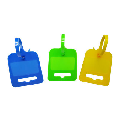 Επαγγελματικό καλώδιο Zip Tie Hang Tag με σημείωση / περιοχή επισήμανσης L 44.5 * W 25.0 mm