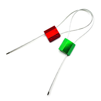 1.8mm Wire Pull Σφιχτές σφραγίδες καλωδίων ασφαλείας για φορτηγά υλικοτεχνίας 26*26*8.5 mm