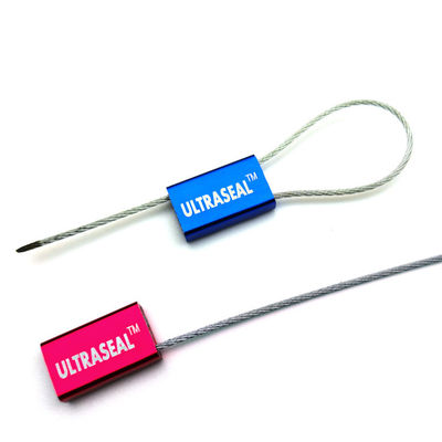 1.5mm Διαμέτρου Wire Mini Pull Tight Cable Seal για Logistics 24*14.6*6 mm Δυνατότητα τράβηξης 1,96 KN 200 KG