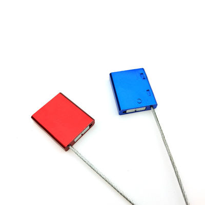 1Διάμετρος κόκκινου καλωδίου.5mm US-CC151 Μεταλλικό σύρμα Φύλακας καυσίμου Φύλακας καλωδίου με εκτύπωση λέιζερ