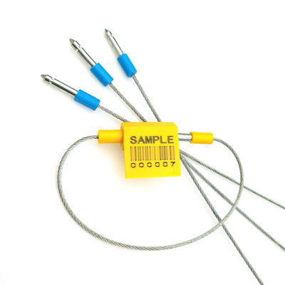 250*27,5*12,4 mm Μία απόκλιση σταθερού μήκους θερμικής σφραγίδας μεταλλικού καλωδίου σφραγίδας πλαστικού με ABS