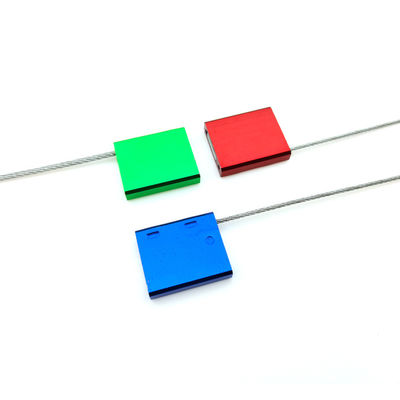 2.0mm Διαμέτρου Laser Τυποποιημένο Αλουμίνιο Ασφάλεια Καλώδιο Κεταχέας Σφραγίδα Σφραγίδα για εξατομικευμένο