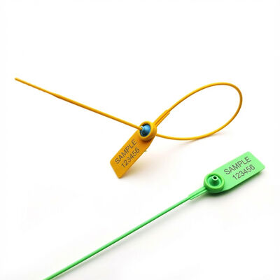 Αυτοκλείδωτες πλαστικές σφραγίδες για την επισήμανση ρυμουλκούμενων που δεν μπορούν να παραποιηθούν Διάστημα λειτουργίας 300 mm