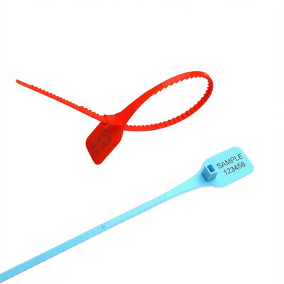 Προσαρμοσμένο 350*26*14.8 mm Κόκκινο Σφιχτό Σφραγίδα Ασφάλειας για και Ασφαλής συσκευασία Προϊόντος