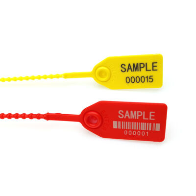 180mm Διάρκεια εργασίας Laser PP ABS Insert πλαστική σφραγίδα ασφαλείας με σειριακή αρίθμηση