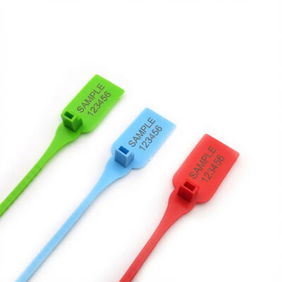 Συσκευή εμπορευματοκιβωτίου Αποχρησιμοποιήσιμη πλαστική σφραγίδα Τραβήξτε σφιχτά με μέσο βάρος 3,77g/pc