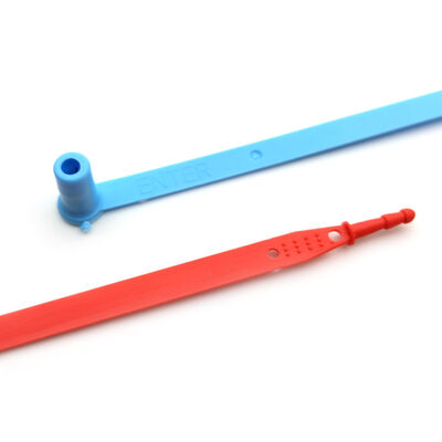 200 mm σταθερό μήκος πορτοκαλί πλαστικό δαχτυλίδι μία φορά εμπορευματοκιβώτιο ασφαλείας