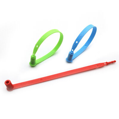 200 mm σταθερό μήκος πορτοκαλί πλαστικό δαχτυλίδι μία φορά εμπορευματοκιβώτιο ασφαλείας