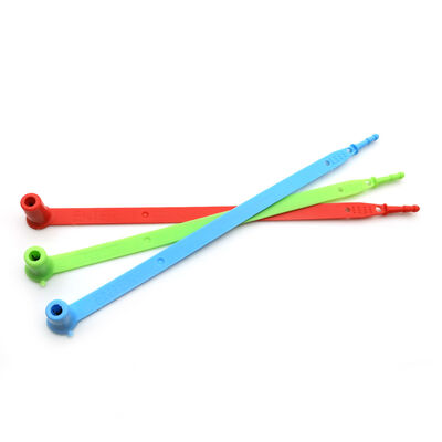 200 mm σταθερό μήκος πορτοκαλί πλαστικό δαχτυλίδι μία φορά εμπορευματοκιβώτιο ασφαλείας