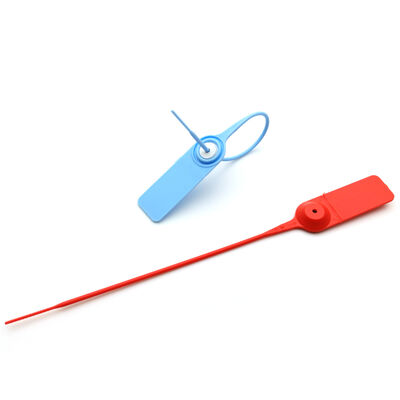 200mm Τραβήξτε Σφιχτή πλαστική σφραγίδα για την ασφάλεια Ετικέτα λευκή ενδεικτική και Laser / θερμή σφραγίδα εκτύπωση