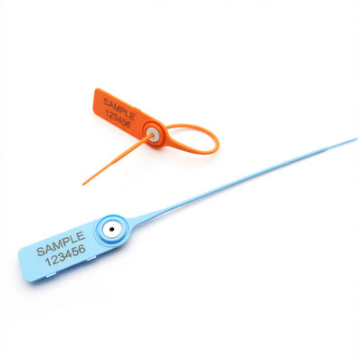 200mm Τραβήξτε Σφιχτή πλαστική σφραγίδα για την ασφάλεια Ετικέτα λευκή ενδεικτική και Laser / θερμή σφραγίδα εκτύπωση