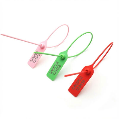 Ασφαλής συσκευασία US-PS320R Ρύθμιση μήκους Τραβήξτε Σφιχτή πλαστική σφραγίδα με μεταλλική εισαγωγή