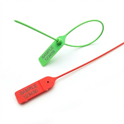 Ασφαλής συσκευασία US-PS320R Ρύθμιση μήκους Τραβήξτε Σφιχτή πλαστική σφραγίδα με μεταλλική εισαγωγή